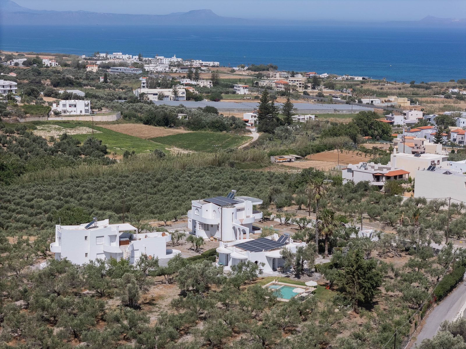 Drone Modernist Pool Villa 