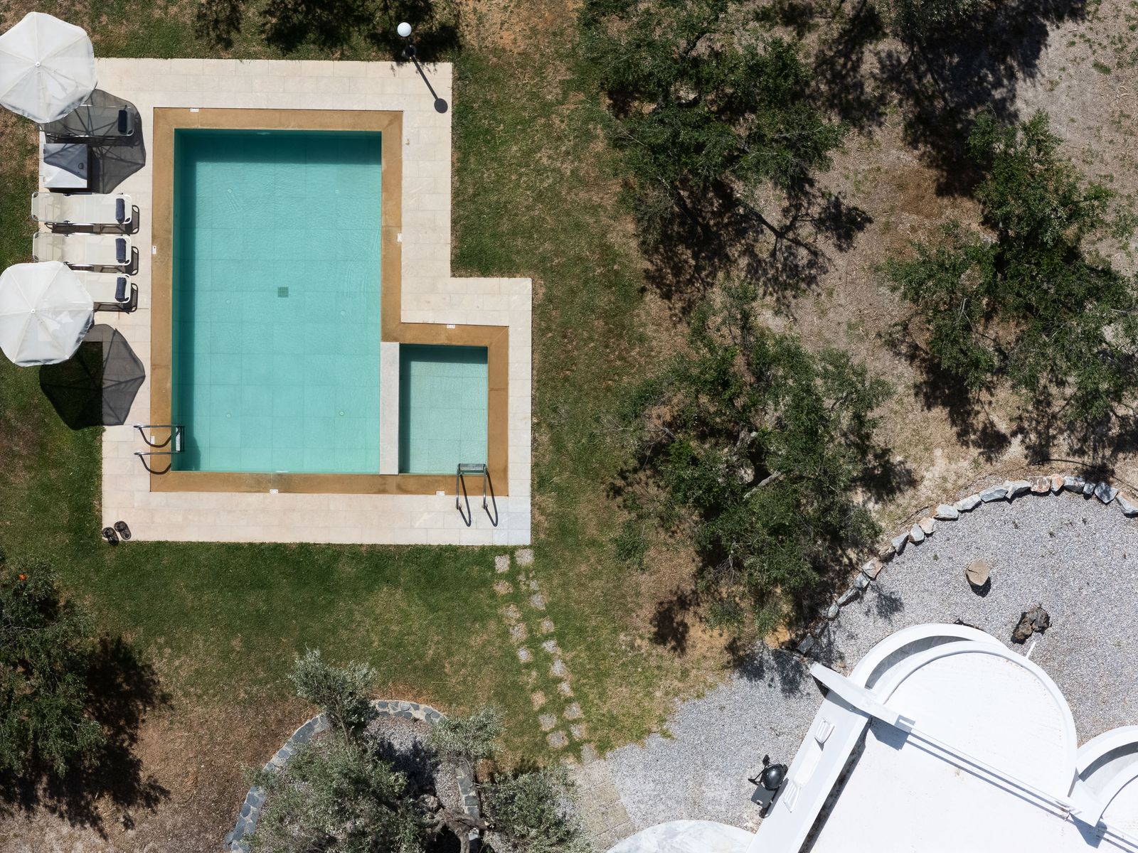 Drone Modernist Pool Villa 