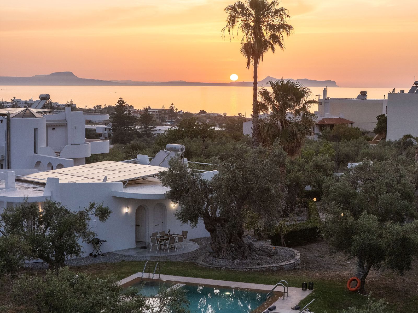 Drone Modernist Pool Villa 