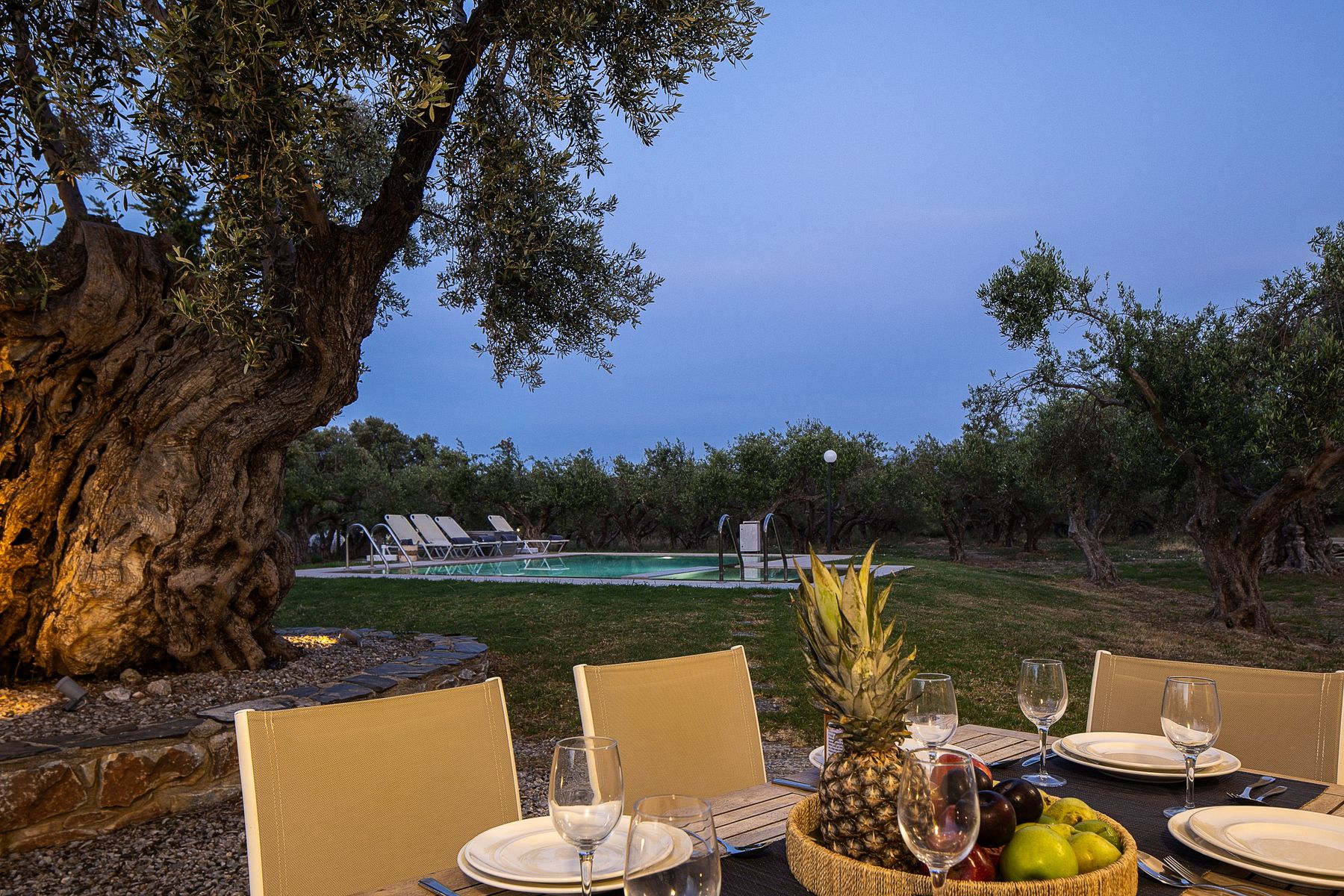 Outdoor Modernist Pool Villa 